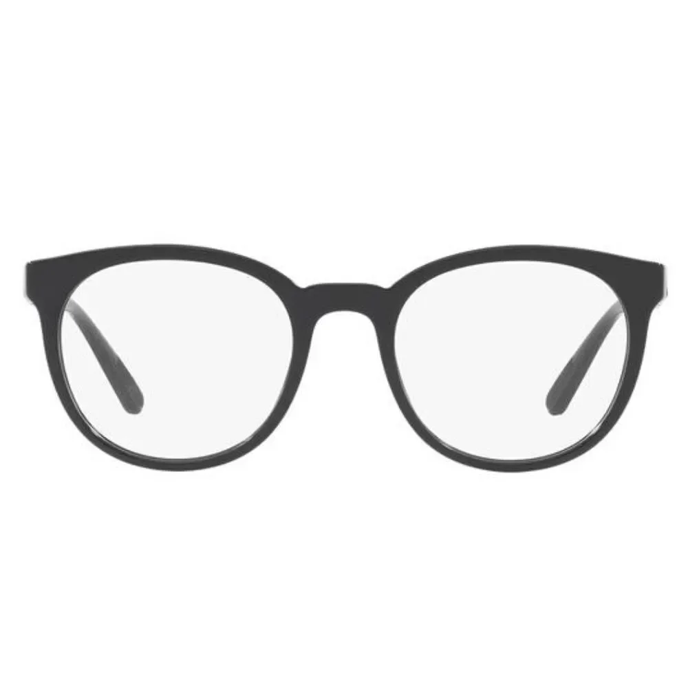Burberry Round Style Eyeglasses Black w/Demo Lens